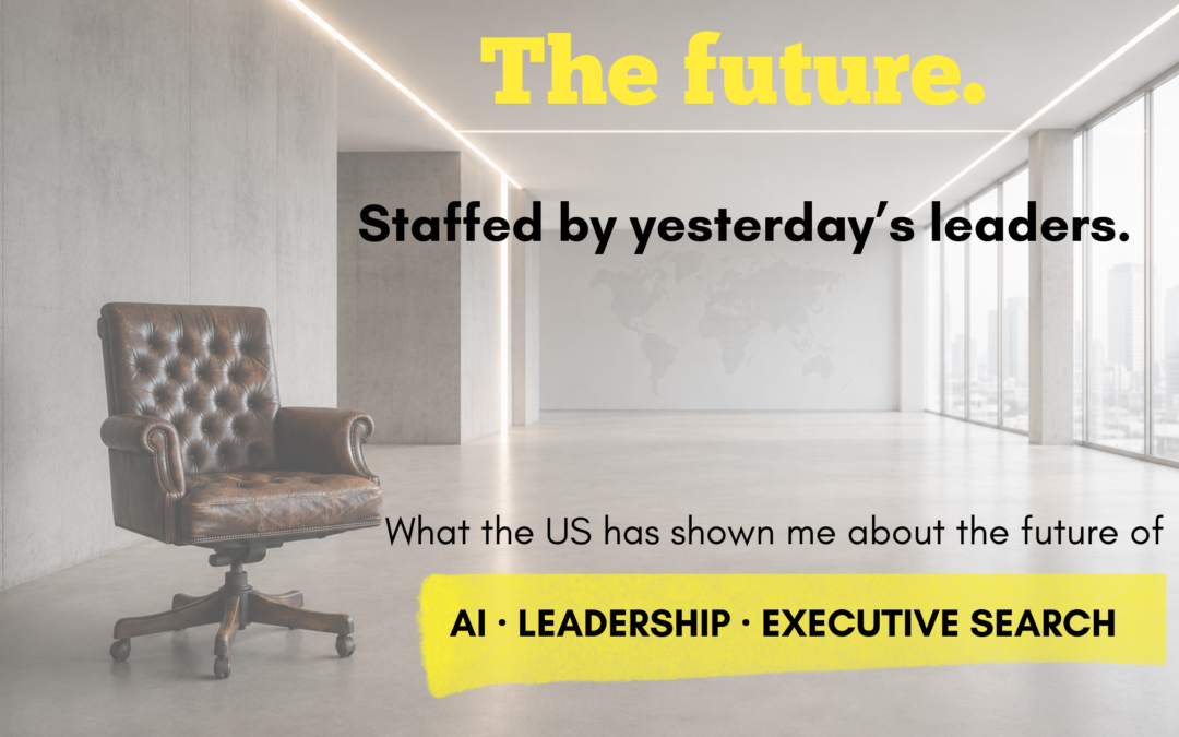 We’re shaping the future with yesterday’s leaders